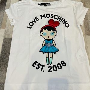 love moschino shirt size 2